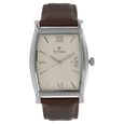 Titan Quartz Analog with Date Silver Dial Leather Strap Watch for Men - image number 0