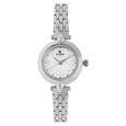 Titan Quartz Analog Champagne Dial Stainless Steel Strap Watch for Women