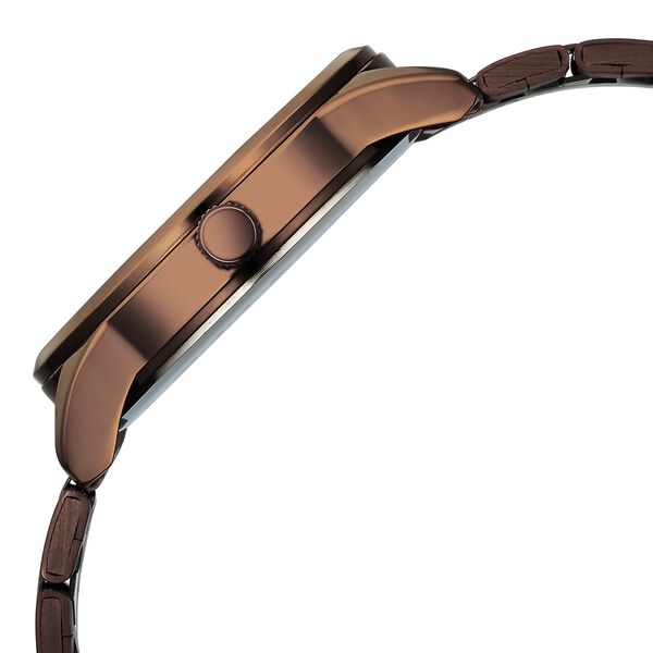 Vyb Drift By Fastrack Quartz Analog Brown Dial Brown Stainless Steel Strap Watch For Guys - image number 4