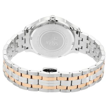 Xylys Swiss Analog Two Toned Stainless Steel Strap Mother of Pearl Dial Watch For Women