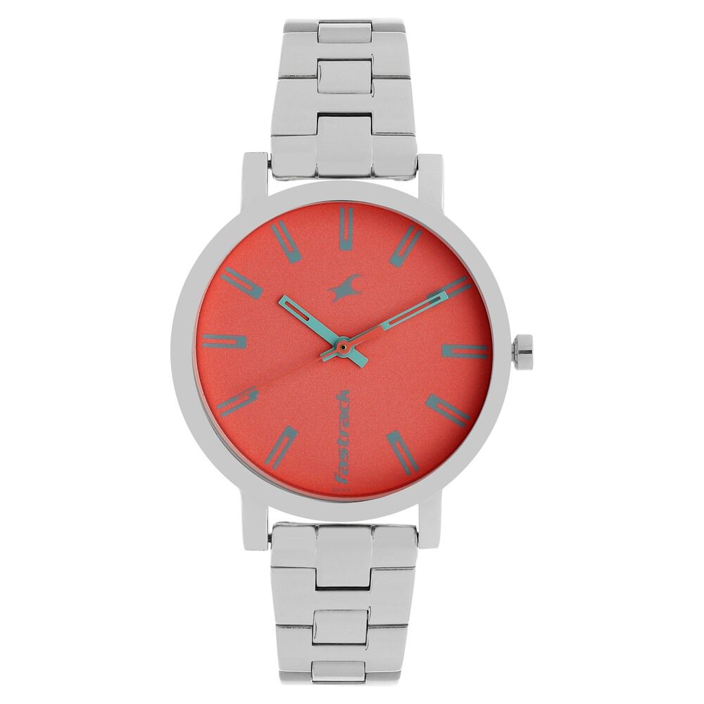 Fastrack pink strap watch clearance