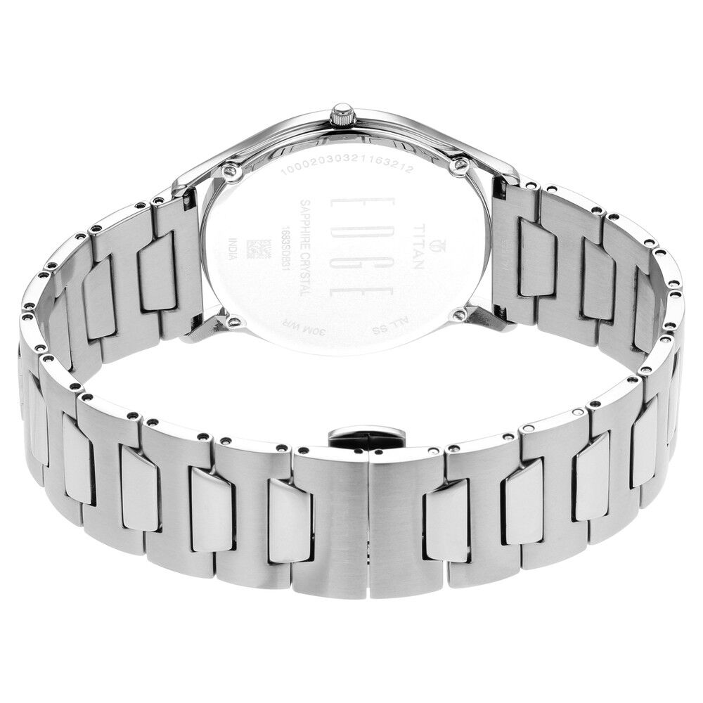 Buy Online Titan Quartz Analog with Date Silver Dial Stainless