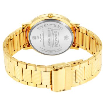 Sonata Utsav Quartz Analog Blue Dial Stainless Steel Strap Watch for Men