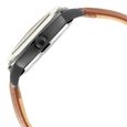 Titan Automatics Black Dial Tan Leather Strap Watch - image number 3