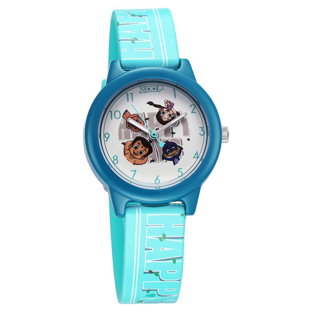 Buy Online Zoop By Titan Chhota Bheem Quartz Analog White Dial  Multicoloured Plastic Strap Watch For Kids - 16042pp01fw | Titan