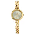 Titan Quartz Analog with Day and Date Champagne Dial Metal Strap Watch for Women - image number 0
