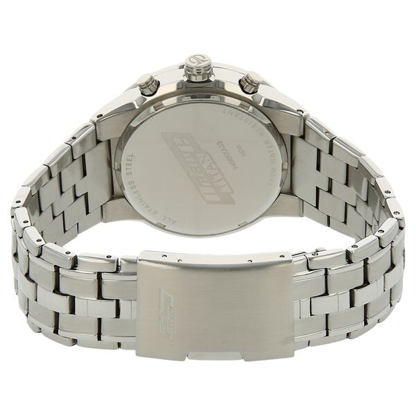 Titan Quartz Chronograph Blue Dial Stainless Steel Strap Watch for Men - image number 3