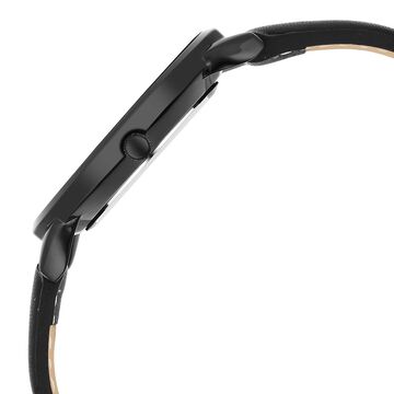 Fastrack Stunners X Quartz Analog Black Dial Leather Strap Watch For Guys