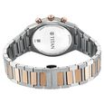 Titan Micromotors Analog with Retrograde Day and Date and Silver Dial Dual Tone Pink Stainless Steel Strap Watch for Men - image number 6