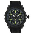 Titan Solar Powered Black Dial Quartz Stainless Steel Strap Watch for Men