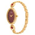 Titan Quartz Analog Red Dial Metal Strap Watch for Women - image number 1