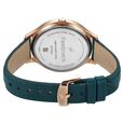 Fastrack Style Up Quartz Analog Green Dial Green Leather Strap Watch For Girls - image number 4