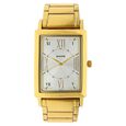 Sonata Quartz Analog Champagne Dial Metal Strap Watch for Men