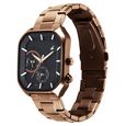 Fastrack Groove Multifunction Black Dial Metal Strap Guy's Watch with Lume indices - image number 4