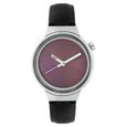 Fastrack Quartz Analog Purple Dial Leather Strap Watch for Girls - image number 0