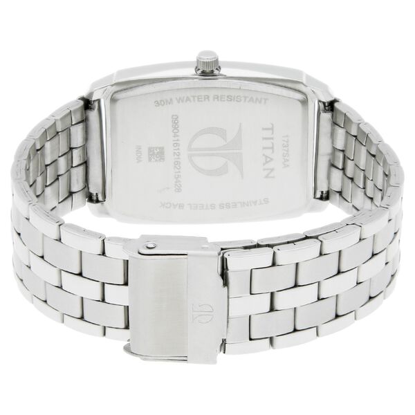 Titan Karishma Black Dial Analog with Day and Date Quartz Stainless Steel Strap Watch for Men - image number 3