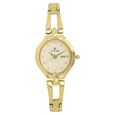 Titan Karishma White Dial Analog with Day and Date Metal Strap Watch for Women