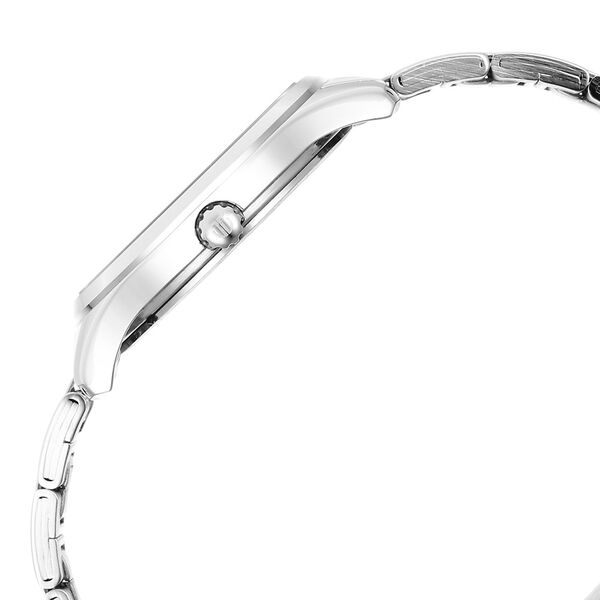 Titan Urban Silver White Dial Women Watch With Metal Strap - image number 3