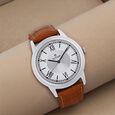 Titan Karishma Silver Dial Analog Leather Strap watch for Men - image number 0