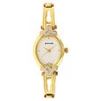 Sonata Quartz Analog White Dial Stainless Steel Strap Watch for Women