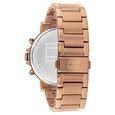 Tommy Hilfiger Quartz Multifunction Black Dial Brown Stainless Steel Strap Watch For Men - image number 2
