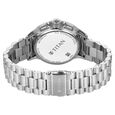 Titan Classique Half Cut Chronograph Analog with Black Dial Silver Stainless Strap Watch for Men - image number 4