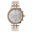 Titan Men's Metropolitan Luxe: Multifunction White Dial with Two-Tone Stainless Steel Bracelet Watch - image number 0