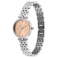 Titan Workday Edit Quartz Analog Rose Gold Dial Silver Stainless Steel Strap Watch For Women - image number 2