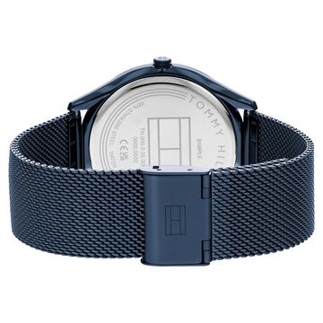 Tommy Hilfiger Blue Dial Blue Stainless Steel Strap Watch for Men