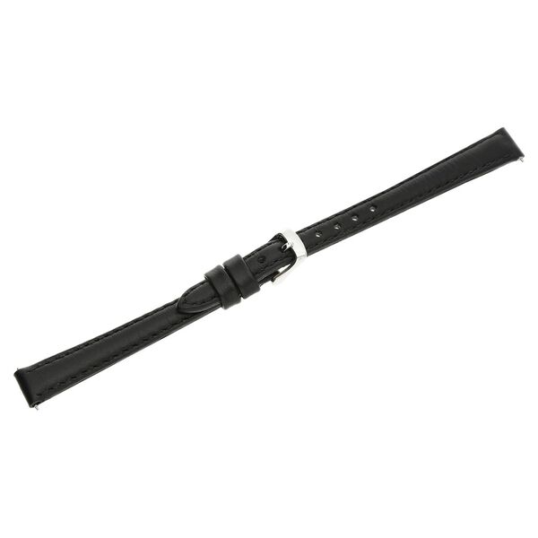 10 mm Black Genuine Leather Strap for Women - image number 3