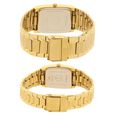 Titan Quartz Analog with Date Champagne Dial Stainless Steel Strap Watch for Couple - image number 3