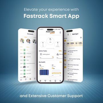 Fastrack Limitless Glide X Advanced UltraVU HD Display, BT Calling, 100+ Sports Modes & Watchface