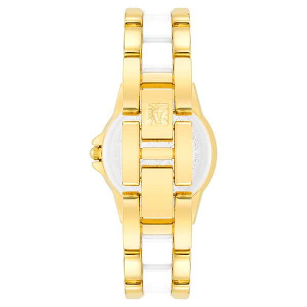 Anne Klein Quartz Analog Mother of Pearl Dial Multicoloured Metal Strap Watch For Women - image number 2