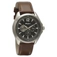 Titan Quartz Multifunction Black Dial Leather Strap Watch for Men - image number 0