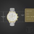 Titan White Dial Quartz Multifunction Stainless Steel Strap watch for Men - image number 2