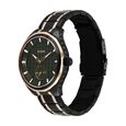 Titan Regalia Opulent Offset Second Hand Green Dial Rose Gold And Black Bimetal Strap Watch For Men - image number 4