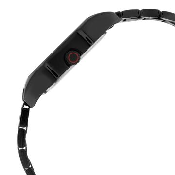 Fastrack Gamify Quartz Analog with Day and Date Black Dial Metal Strap Watch for Guys