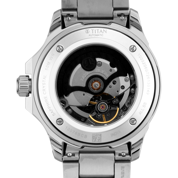 Titan Signature Atrium Offset Seconds Open Heart Automatic - image number 8