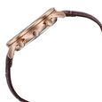 Sonata Festive Quartz Multifunction Silver Dial Brown Leather Strap Watch For Men - image number 4