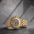 Titan Metal Mechanicals Blue Dial Blue Stainless Steel Strap Watch for Men