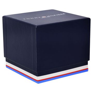 Tommy Hilfiger Quartz Multifunction White Dial Silicone Strap Watch for Men