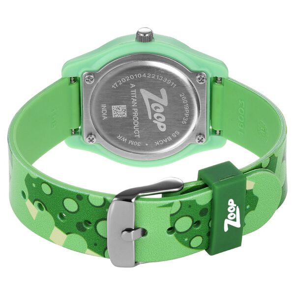 Zoop Analog Watch with White Dial & Green Strap for Boys Girls Kids, from House of Titan - image number 5