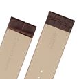 24 mm Brown Genuine Leather Straps for Men - image number 4