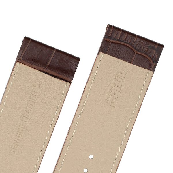 24 mm Brown Genuine Leather Straps for Men - image number 4