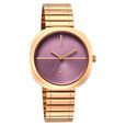 Fastrack 9 to Fine Analog with Purple Dial Metal Strap Watch for Girls - image number 1