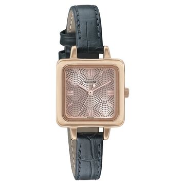 Sonata Blush It Up Rose Gold Dial Women Watch With Leather Strap
