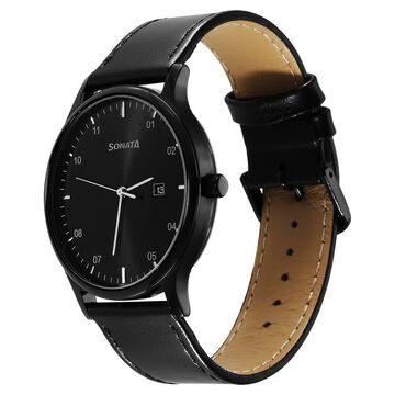 Sonata Quartz Analog with Date Grey Dial Watch for Men