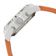 Fastrack Quartz Analog Digital Orange Dial Leather Strap Watch for Guys - image number 2