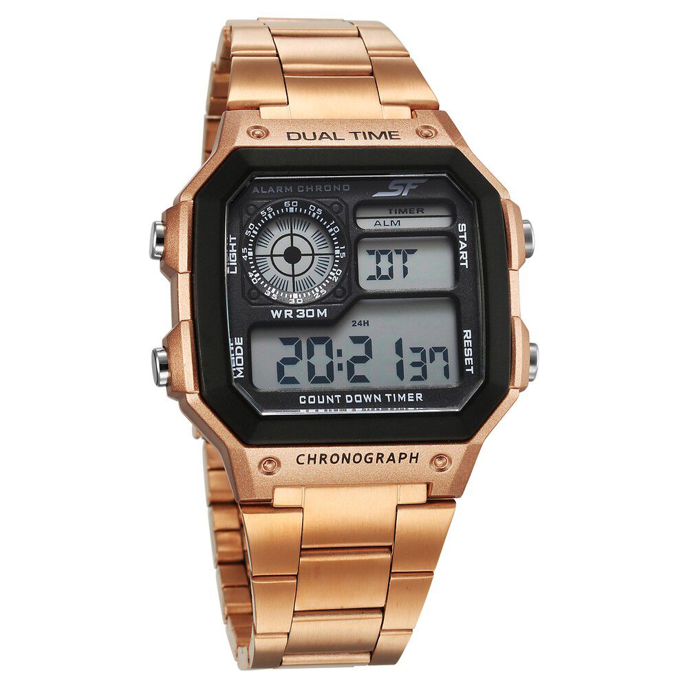 Gold hotsell electronic watch