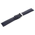 20 mm Blue Genuine Leather Strap for Men - image number 3